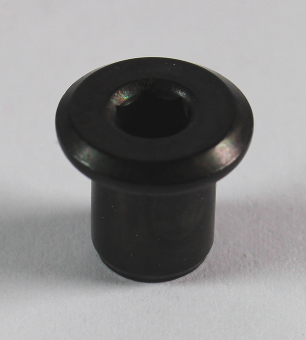 Møbelhoved M6xØ9x14 mm, sortgalvaniseret