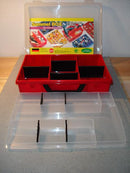 Sortimentskasse 275x190x90 mm, rød plastik