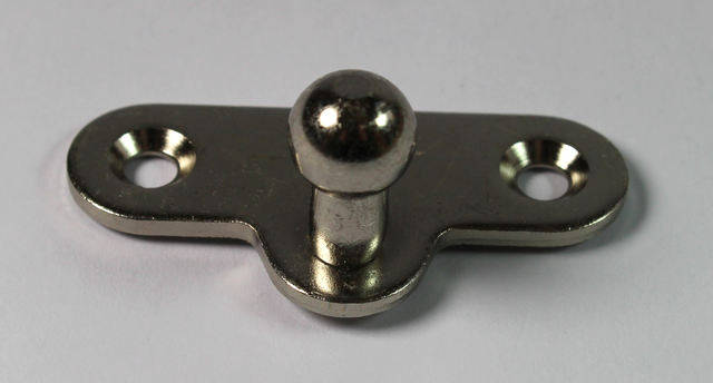 Beslag t/gasdæmper "lige", metal