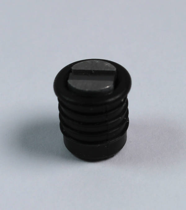 Magnet (2 kg) Ø9,5x15,5 mm u/blik, sort plastik