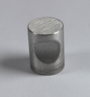 Metalknop Ø12x16 mm med fingerudfræsning, børstet aluminium
