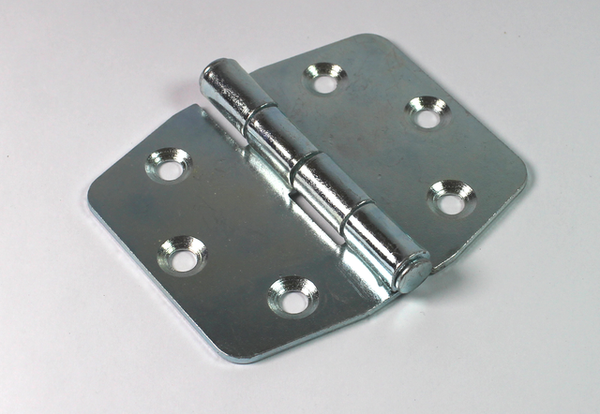 Kanthængsel 60x74x2 mm, elgalvaniseret