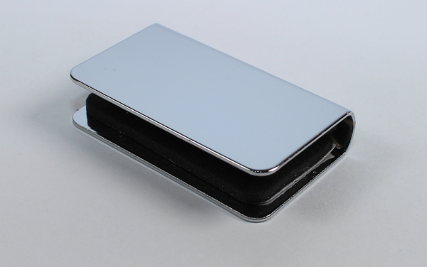 Glaslågegreb 40x25 mm t/4-6 mm glas, blank