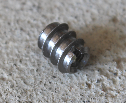 Iskruningsbøsning M4xØ8x10 mm, rustfri stål