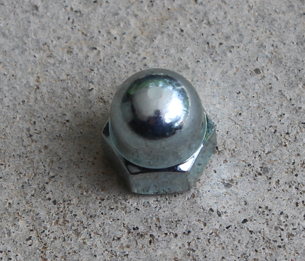 Topmøtrik M6x12 mm, elgalvaniseret