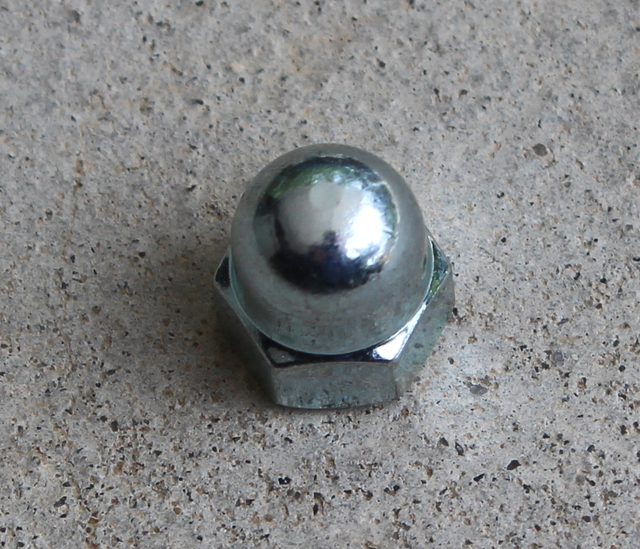 Topmøtrik M6x12 mm, elgalvaniseret