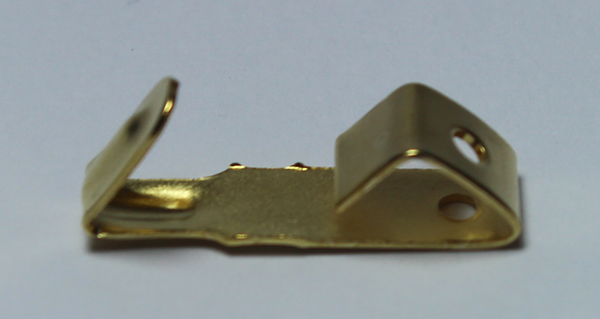 Ophængskrog t/rammer 23x7 mm, gulgalvaniseret (10 stk)