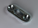 Hægtebeslag 30x9,8x3 mm, elgalvaniseret