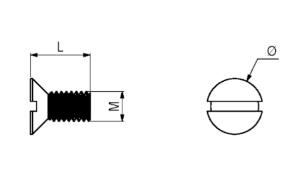 Bolt M5x10 mm, elgalvaniseret