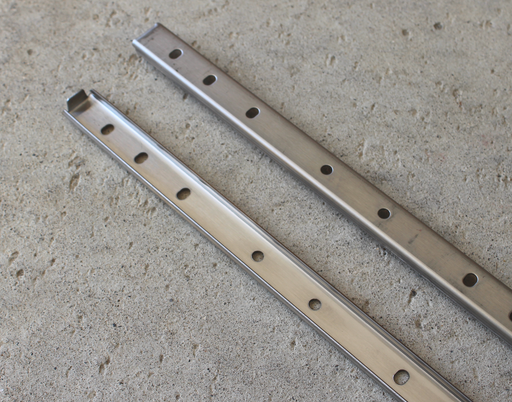 Kugleudtræk 27x400 mm, rustfri stål (sæt)