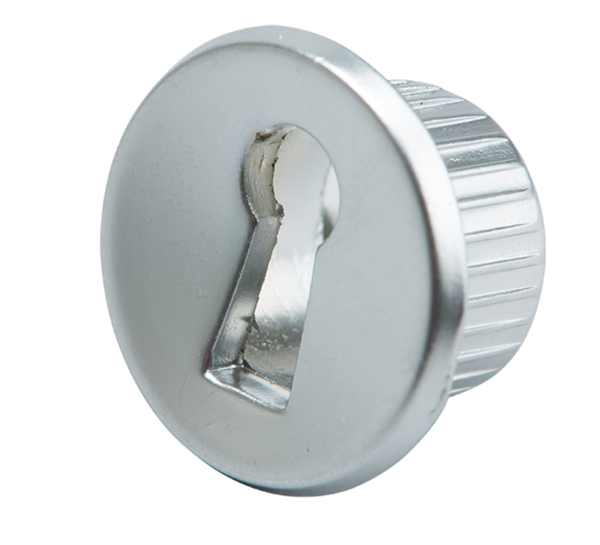 Nøgleskilt Ø18x12 mm, forkromet