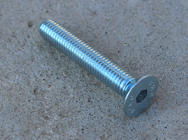 Bolt M8x50 mm, elgalvaniseret