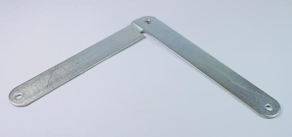 Skærehængsel 20 mm m/stop, metal