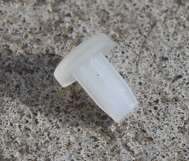 Gummidup Ø4x8,5 mm, transparent