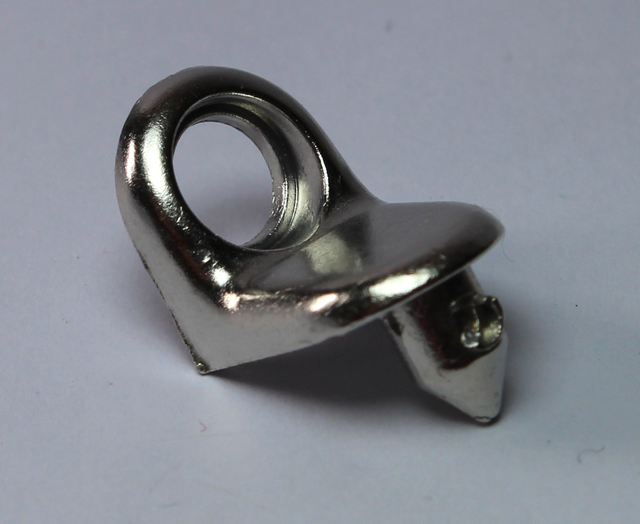 Hyldebærer m/Ø5 mm tap og hul, metal (10 stk)