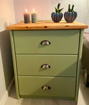 Skålegreb 66 mm c/c, antik messing look