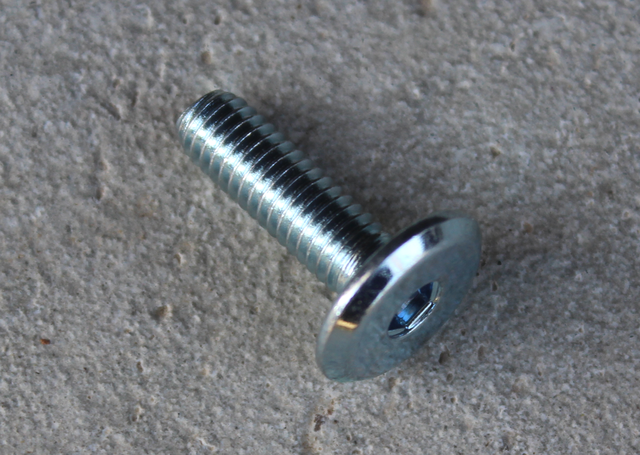 Bolt M5x15 mm, elgalvaniseret