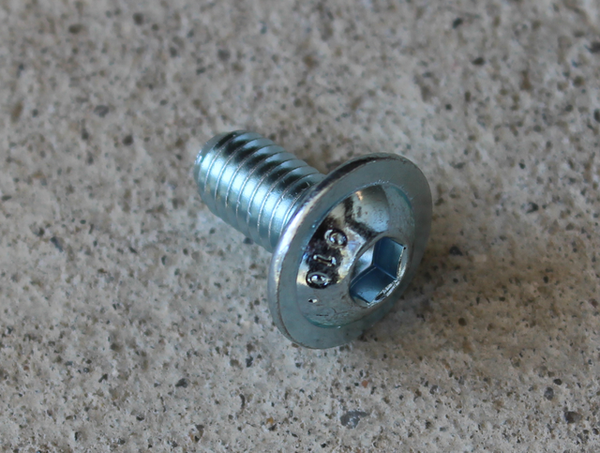 Bolt M6x12 mm, elgalvaniseret