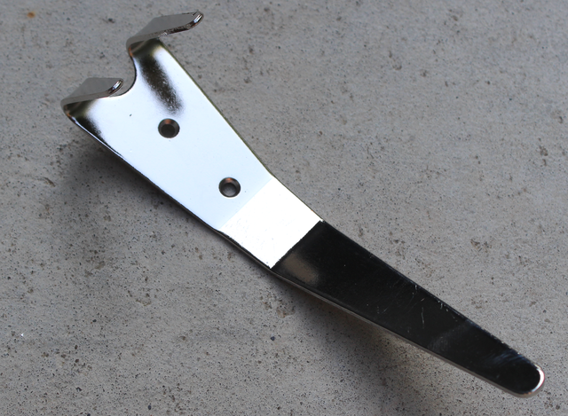 Knag 39x155 mm, blank metal