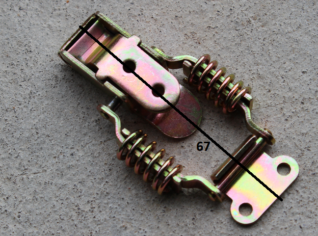 Spændebeslag 67x36 mm, elgalvaniseret