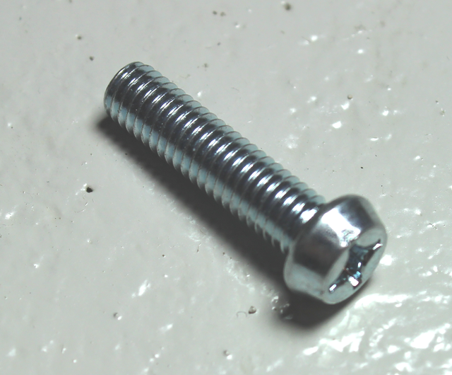 Bolt M6x25 mm, elgalvaniseret