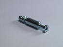 Samlebeslag bolt (type 2) boremål 24 - Ø6 mm trægevind, elgalvaniseret