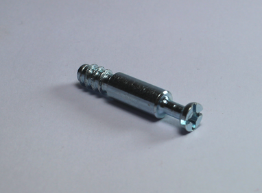 Samlebeslag bolt (type 2) boremål 24 - Ø6 mm trægevind, elgalvaniseret