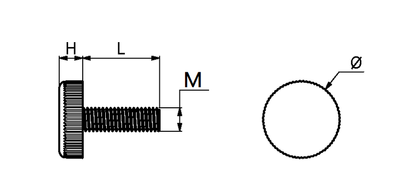 Stillefod m/fast fod M4x23 mm, hvid plastik