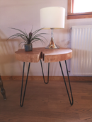 Trådben t/sofabord - 2-trådet, sortmalet metal