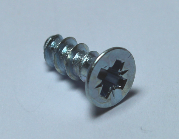 Montageskrue t/udtræk Ø4,2x11 mm flad t/Ø3 mm hul, elgalvaniseret (10 stk)
