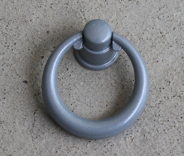 Hængegreb Ø33 mm, silver malet metal