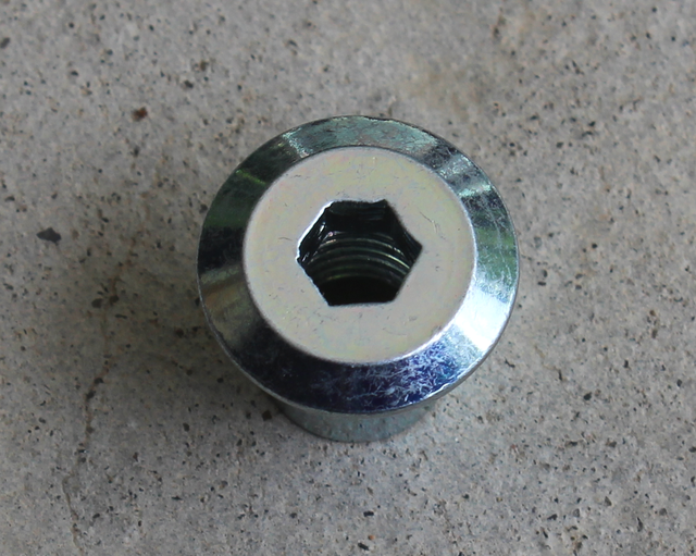 Møbelhoved M10xØ12x14 mm, elgalvaniseret