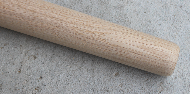Bordben til spisebord Ø58x705 mm incl. beslag til montering, ubehandlet egetræ