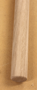 Bordben til spisebord Ø58x705 mm incl. beslag til montering, ubehandlet egetræ