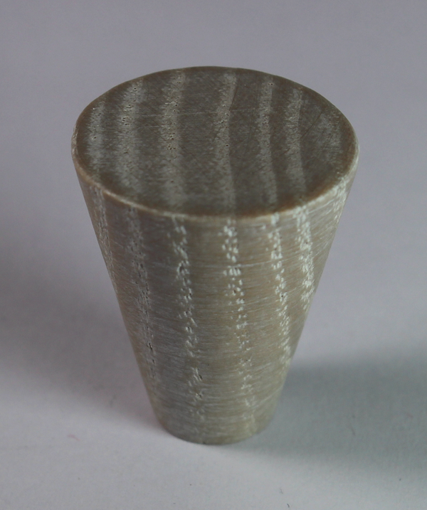 Træknop (FÅ STK PÅ LAGER) Ø21x24 mm, hvid patineret