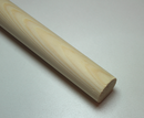 Bøjlestang Ø24x855 mm, ubehandlet fyrretræ