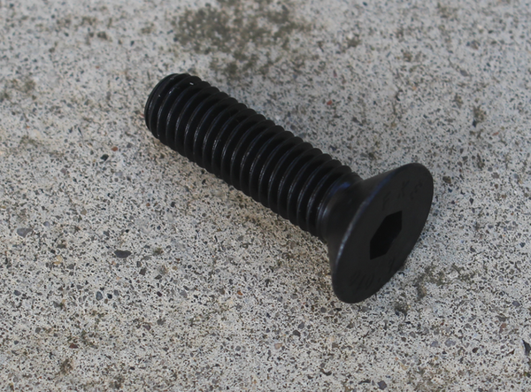 Bolt M8x30 mm, sort metal