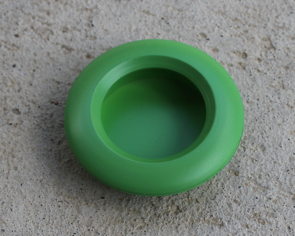 Plastikgreb til ifræsning Ø40 mm, grønt