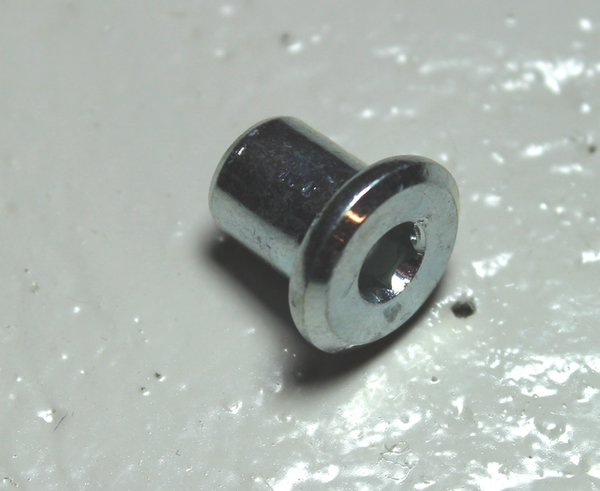 Møbelhoved M6xØ8x9 mm, elgalvaniseret
