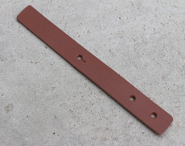 Strop 25x230x3,5 mm, brunt læder