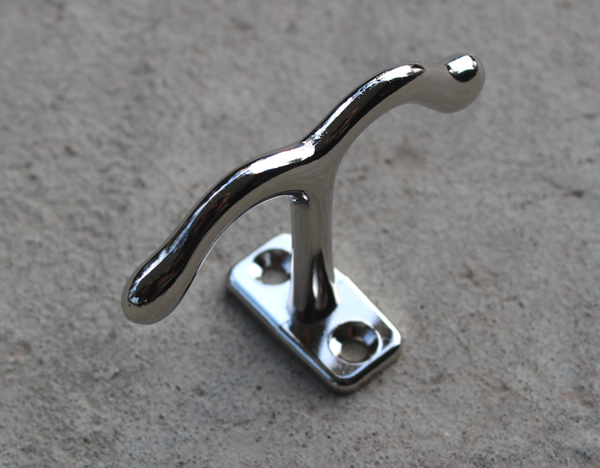 Knag 78x55 mm m/2 arme, metal