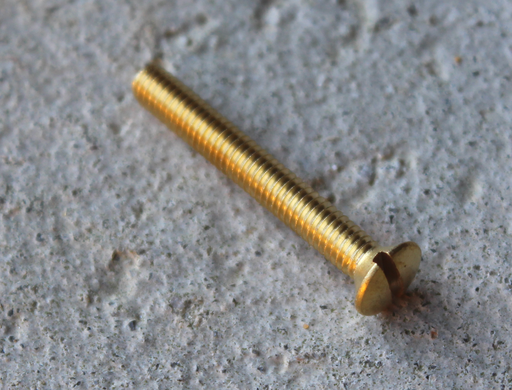 Messingbolt M4x30 mm, mat