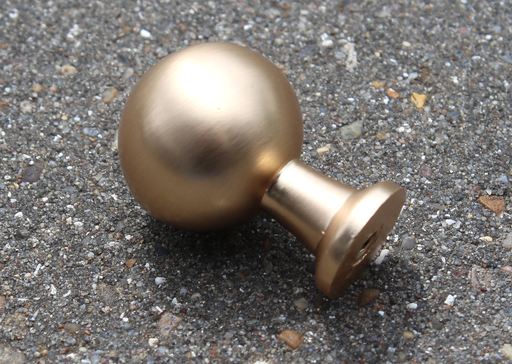 Messingknop "Rømø" Ø23x33 mm, mat