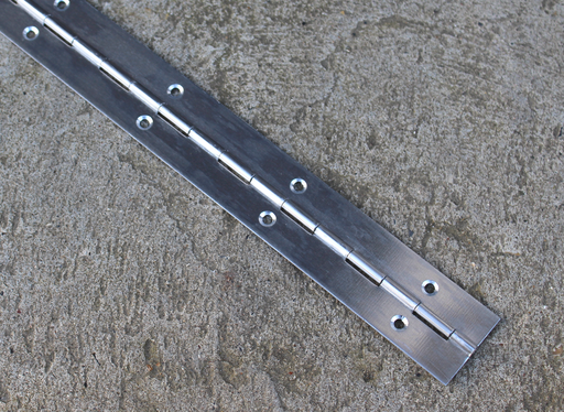 Klaverhængsel 32x655 mm, aluminium