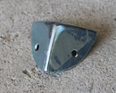Hjørnebeslag 30x30 mm med 3 huller, metal - 2. sortering
