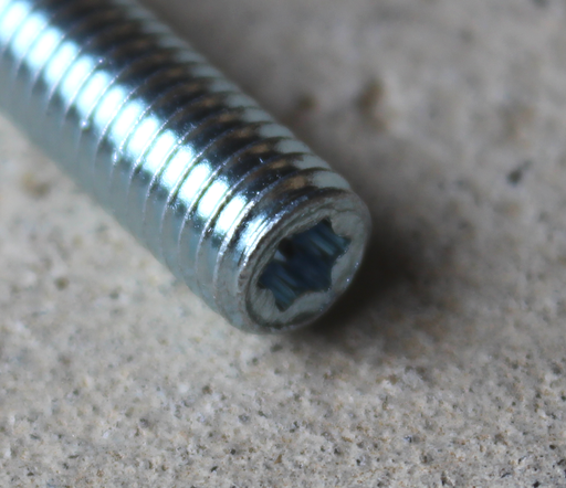 Bordskrue M6 til torx, elgalvaniseret