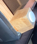 Filt rund - selvklæbende, hvidt kunststof