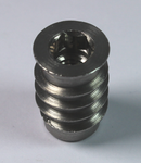 Iskruningsbøsning med krave, rustfri stål - flere varianter