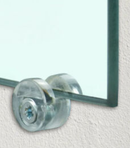 Spejlholder t/4 mm glas, transparent
